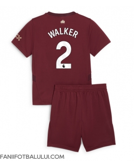 Manchester City Kyle Walker #2 Echipament de Fotbal Replică 2024-25 Copii Treilea (+ Șorturi)